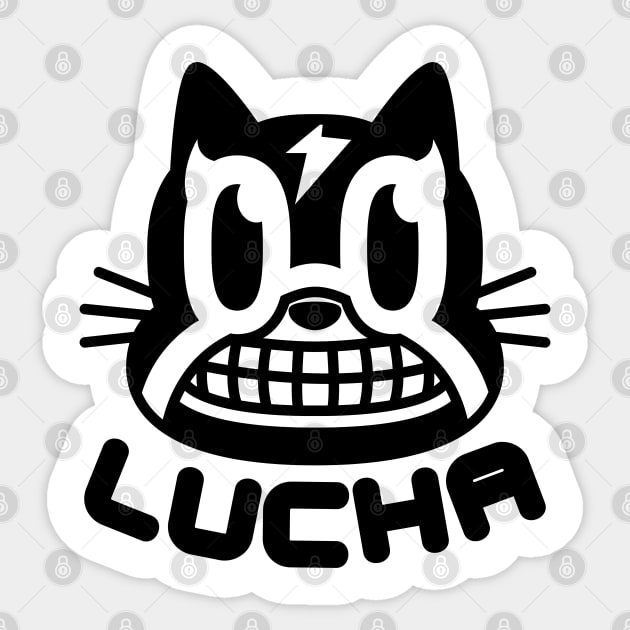 GATO LUCHADOR#1mono Sticker by RK58